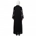 Premium Front open abaya with full Zari embroidery work